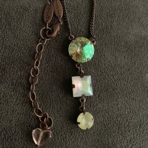 Sabika 3 Stone Necklace